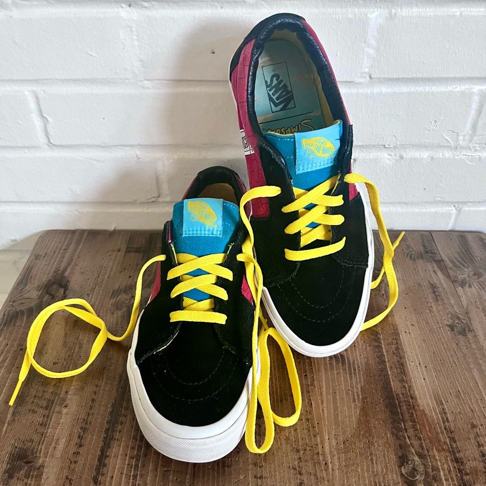❌SOLD❌ Vans Sk8-Low El Barto The Simpsons, Women’s SZ 8.5 GUC - Picture 3 of 10